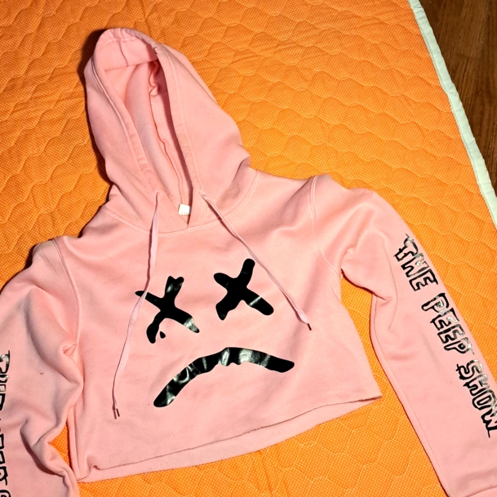 Lil Peep cropped hoodie
